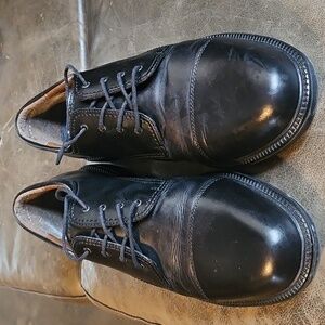 Dockers Gordon Cap Toe Oxford Black Leather 90-2214 Mens Shoes 15M